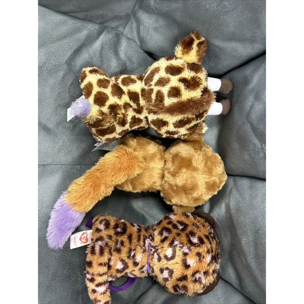 Lot of 3x TY Beanie Boos Stuffed Animal plush